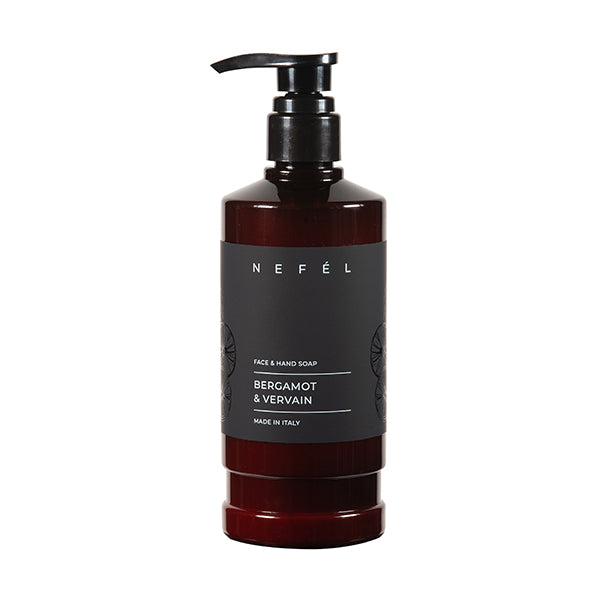 SAPONE LIQUIDO MANI E VISO NEFEL BERGAMOTTO E VERBENA